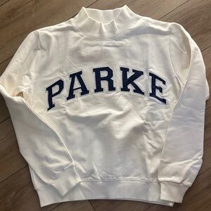 Parke White Sweatshirt L/XL willing to accept offers!!